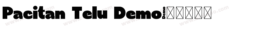 Pacitan Telu Demo字体转换